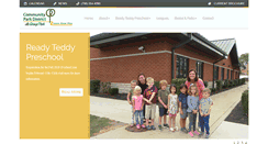 Desktop Screenshot of communityparkdistrict.org
